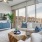 living room with modern decor