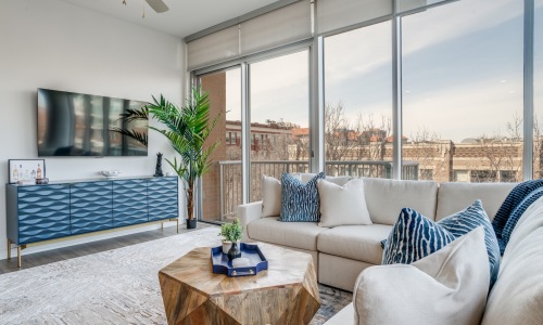 Leisure meets luxury living room with modern decor
