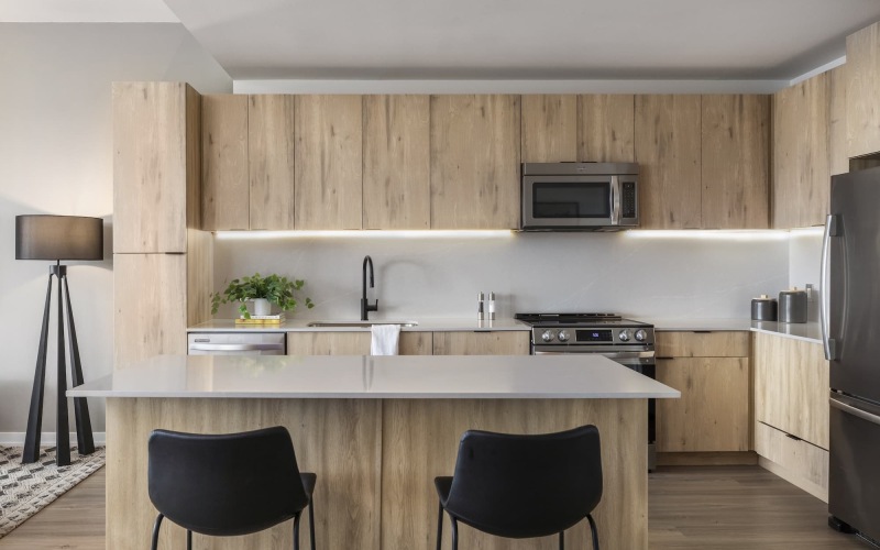 kitchen with ample counter space