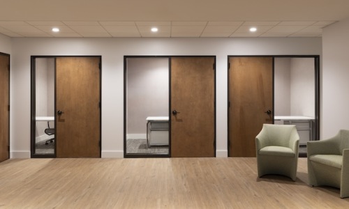 Private Offices on Level 2 multiple co-working spaces