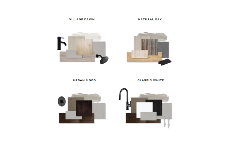 showcase of design finishes